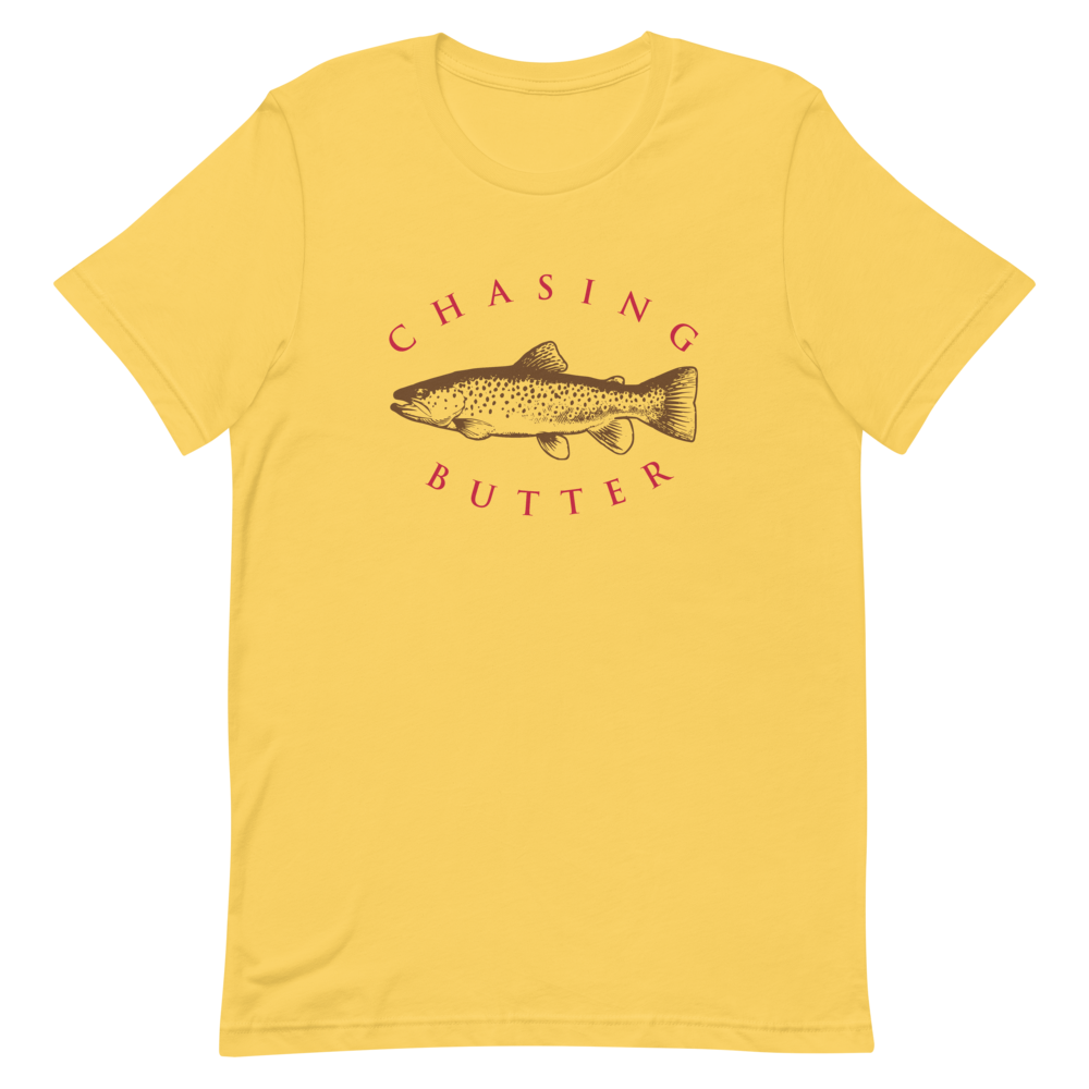 Baitchasers Redfish Sheepshead Trout Skiff Life Fishing Shirts for Men Yellow / Medium