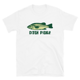 Bass fishing t shirt with funny largemouth bass design and text.