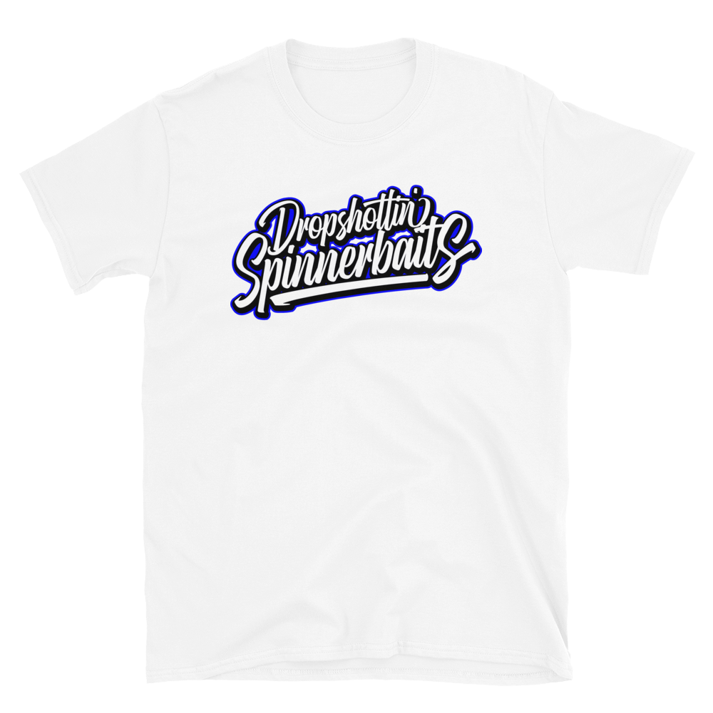 Dropshottin' Spinnerbaits - White - Funny Fishing T Shirt – JOE'S Fishing  Shirts