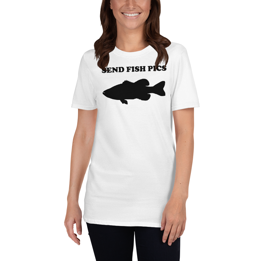 Send Fish Pics - White - Fishing Shirts For Women – JOE'S Fishing Shirts