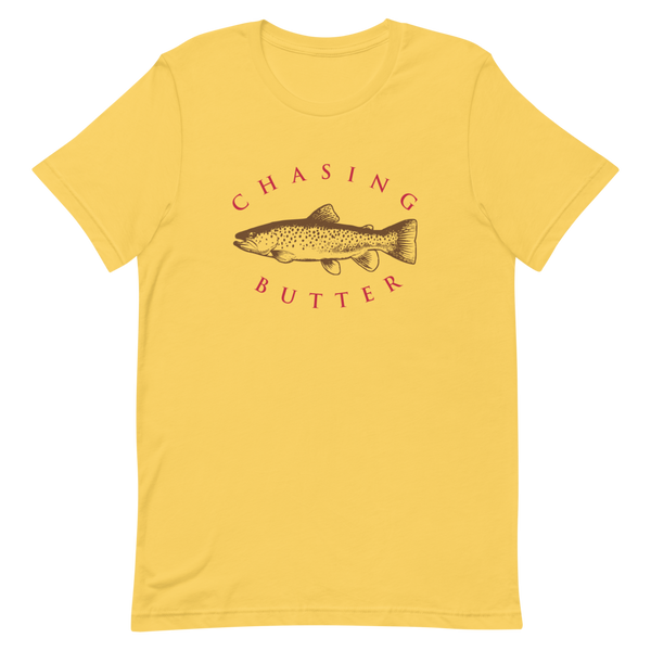 Chasing Butter (Brown Trout) - Yellow