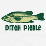 Bass fishing t shirt design with funny largemouth bass and text.