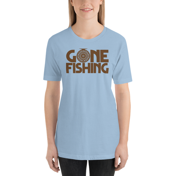 Gone Fishing - Light Blue - Fishing Shirts For Women – JOE'S