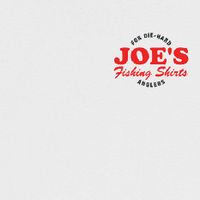 Long sleeve fishing shirt design with JOE'S Fishing Shirts logo.