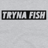 Women's fishing t shirt design with urban-styled text.